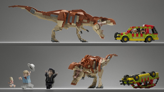 Illustration for article titled New Jurassic Park Lego video because dinosaurs are awesome